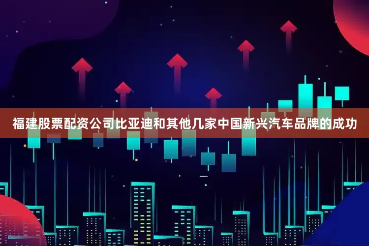 福建股票配资公司比亚迪和其他几家中国新兴汽车品牌的成功