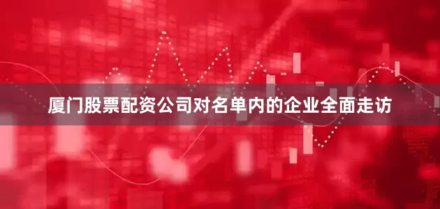 厦门股票配资公司对名单内的企业全面走访